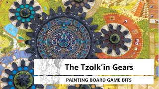Painting Board Game Bits: Tzolk'in The Mayan Calendar Gears