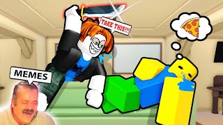 ROBLOX HIDE THE BODY FUNNY MOMENTS (MEMES) | Noob and Pro troll Funny moments - Bacon Strong