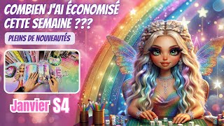 ❄️Economies et défis Janvier S4❄️ bilan du mois + loto #enveloppesbudgétaires #economie