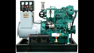 50KW weichai marine diesel generating set WP4CD66E200 weichai marine engine