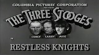 The Three Stooges 006 ☯☯☯ Restless Knights 1935 Moe, Larry, and Curly