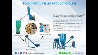 500KG/H Animal pellet production line