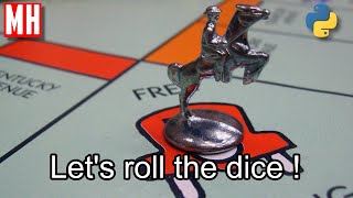 Python for Beginners #6 : Let's roll the dice ! ( code included )