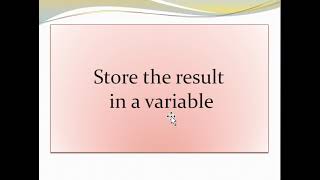 Java methods- return values (tagalog)