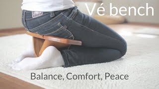 Meditation Bench - Unique Design - Comfortable and Balanced Posture