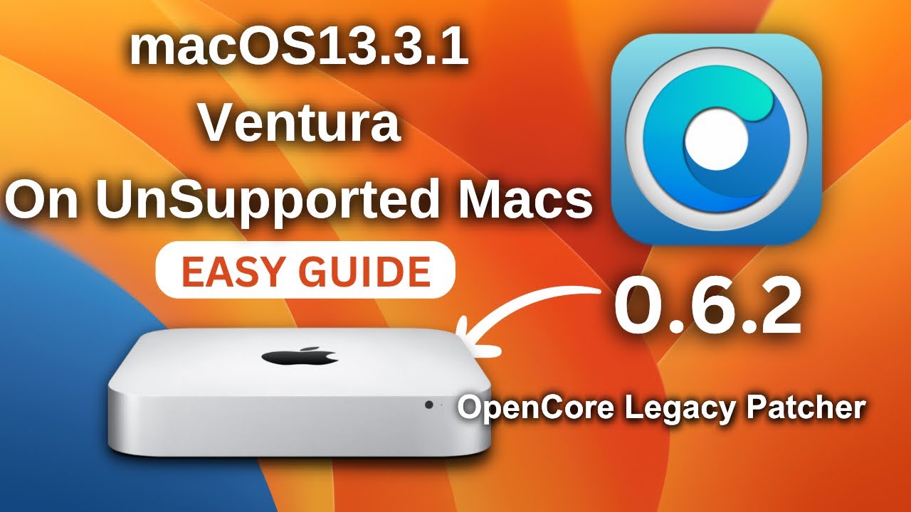 How To Install Ventura On Unsupported Macs [2007-2016] | OpenCore ...