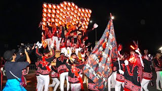 令和6年 中佐備 旧板持デイリー到着 佐備神社秋祭り だんじり祭