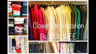 วิธีจัดตู้เสื้อผ้าให้เป็นระเบียบ วิธีจัดระเบียบตู้เสื้อผ้า Closet Organization