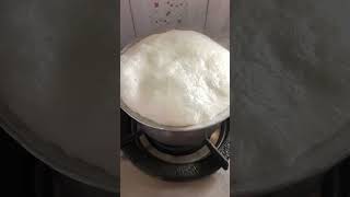 Boiling milk