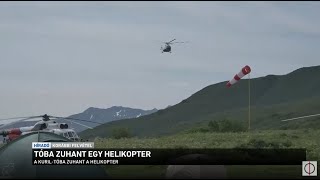 Tóba zuhant egy helikopter