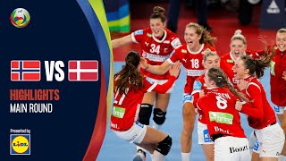 Denmark defeat Norway to get first place! | Norway vs Denmark | Highlights | Women's EHF EURO 2022
