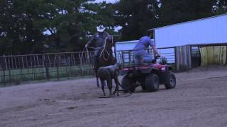 DruStew Tie-Down Practice: day one stepping off on Tuf Kaf