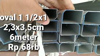 Holo Aluminium harga perbatang | Bahan pembuatan etalase #inkalum #SAA #alexindo