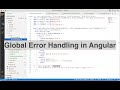 Global Error Handling in Angular