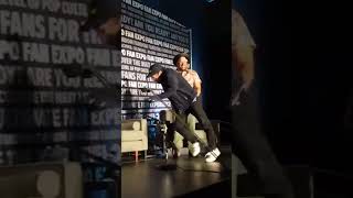 Michael J. Fox falls onstage at ‘Back to the Future’ expo amid Parkinson’s battle #shorts