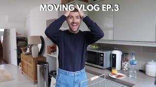 MOVING VLOG PART 3 | OUR FIRST NIGHT IN THE NEW HOUSE