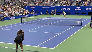 Serena Williams finishing Anett Kontaveit - 2022 US Open Tennis