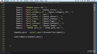 10 Finally Updating Posts - CMS POSTS - PHP COURSE CMS PROJECT