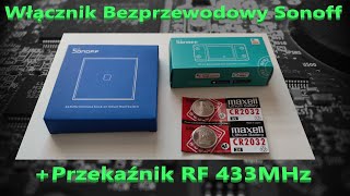 Bezprzewodowy Włącznik Światła + Przekaźnik RF MHz 433 Sonoff