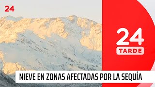 Lluvia y nieve en zonas afectadas por la sequía | 24 Horas TVN Chile