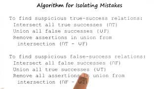 Error Detection Algorithm - Georgia Tech - KBAI: Part 5