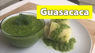 GUASACACA VENEZOLANA | Como Hacer Guasacaca Venezolana Sin Aguacate  facil en 3 minuto receta casera