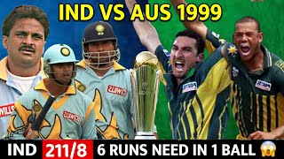 😱 INDIA VS AUSTRALIA AIWA CUP 1999 | FULL MATCH HIGHLIGHTS | IND VS AUS | MOST SHOCKING MATCH EVER😱🔥