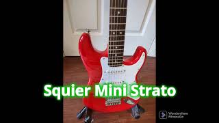 Squier Mini Strato Stratocaster Electric Guitar Sound Check & Demo