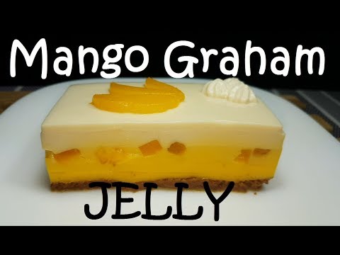 Mango Graham Jelly | Jelly Dessert recipe | Gulaman dessert Mango Graham Jelly | Jelly Dessert recipe | Gulaman dessert