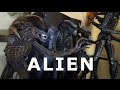 HOT TOYS ALIEN BIG CHAP -  ALIEN WARRIOR - DOG ALIEN DISPLAY