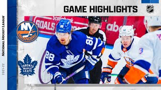 Islanders @ Maple Leafs 4/17 | NHL Highlights 2022