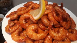 🦐جمبري/كروفات 🦐بصلصة لذيذة على طريقة المطاعم تشهي 😋