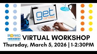 Get Certified Webinar | March 5, 2025