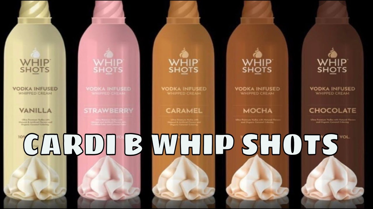 CARDI B WHIP SHOTS VODKA INFUSED WHIPPED CREAM REVIEW - YouTube