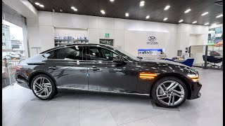 제네시스 G80 2.5T 마칼루 그레이 외관 및 내부 살펴보기 I G80 2.5T AWD Exterior \u0026 Interior First Look (4K)