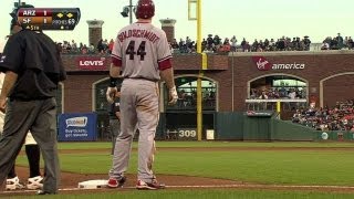 ARI@SF: D-backs jump in front on Goldschmidt's triple