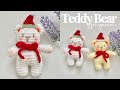 🧸How To Crochet Teddy Bear | Amigurumi Cute Bear🧸