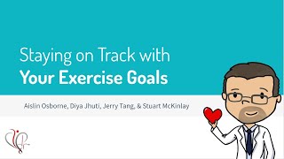 Webinar: Staying on Track with Your Exercise Goals