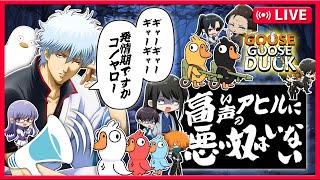 【銀魂】おい！1人だけ声が高いやつがいるぞ！強制的に声を高くされるアヒル人狼！【声真似】【Goose Goose Duck】