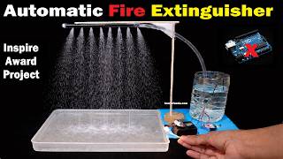 automatic fire extinguisher working model project without arduino science exhibition - howtofunda