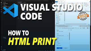 Visual Studio Code HTML How To Print