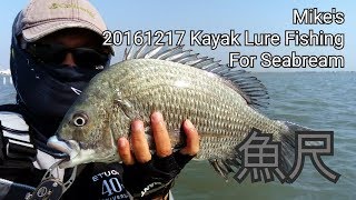 【20161217魚尺】獨木舟路亞黑鯛 kayak lure fishing for seabream