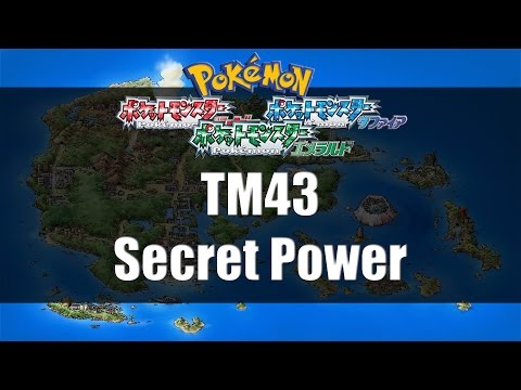 Pokemon Ruby/Sapphire/Emerald - Where to find TM43 Secret Power Pokemon Ruby/Sapphire/Emerald - Where to find TM43 Secret Power