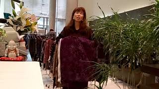 丹後ちりめん婦人服ソーイングさえ岡山店秋冬の新柄紹介