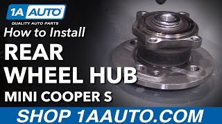 How to Replace Rear Wheel Hubs and Bearings 07-15 Mini Cooper