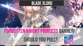 Forgotten Knight Princess Banner Overview | Blade XLord