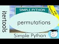 Permutations | Iterators | Simple Python Tutorials | #Shorts