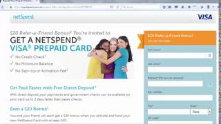 How To Make $20 over and over again with a Free Netspend Card 2019