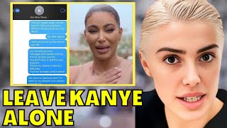Bianca Censori REVEALS Kim Kardashians Threat Messages