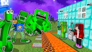 Best of GREEN GARTEN OF BANBAN in Minecraft vs The Most Secure House - Mikey and JJ (Maizen Parody)